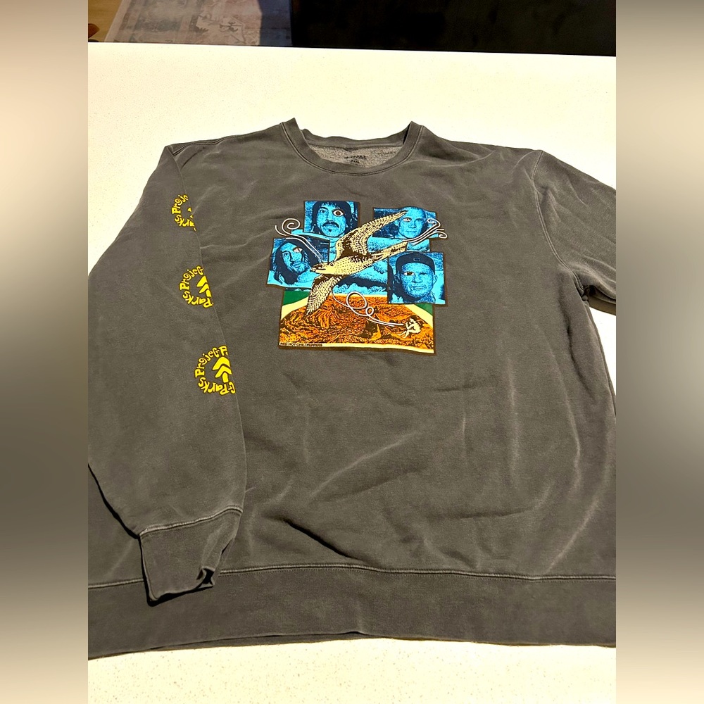 Red Hot Chili Peppers x Parks Project Gray Graphic Men's Sweater